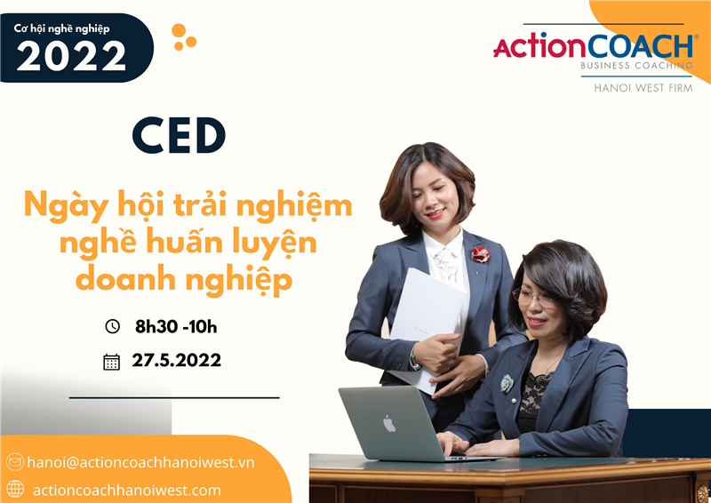 CED - Ngày hội trải nghiệm nghề huấn luyện doanh nghiệp